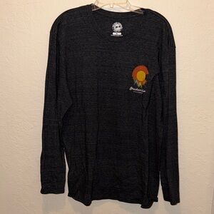 Breckenridge Colorado Gray Long Sleeve Men's Shirt